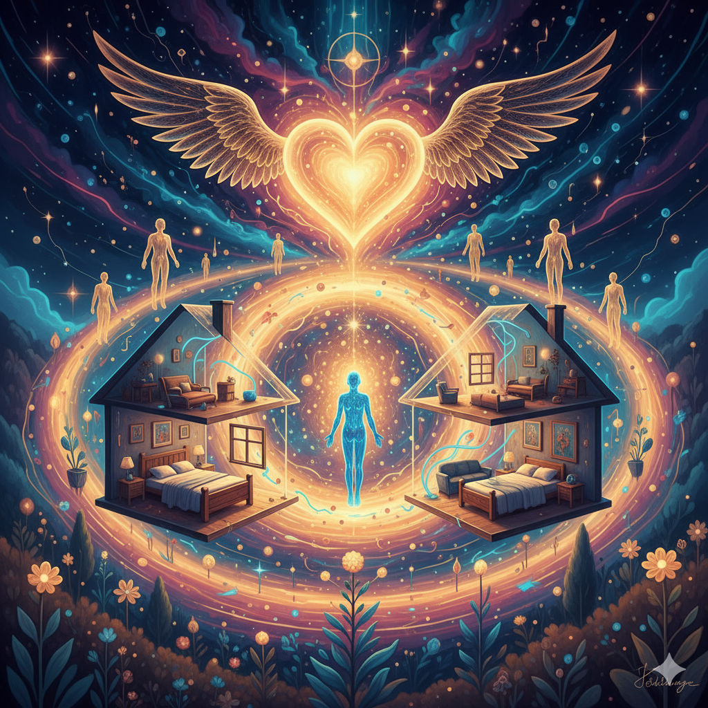 Wohnraum und Schlafplatz durchfluten mit Herzensenergie und Licht